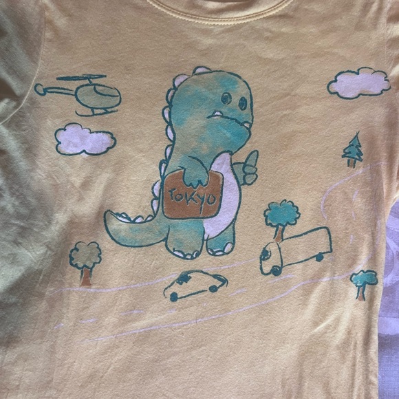 Cute Kawaii Kid drawing of Godzilla shirt - Picture 5 of 6